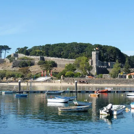 Primera Linea Playa 6 Huesped Con Garaje Apartmán Baiona