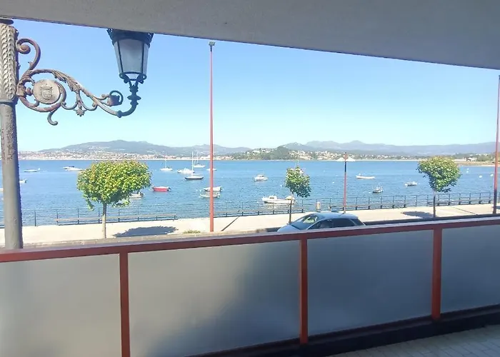 Primera Linea Playa 6 Huesped Con Garaje * Baiona