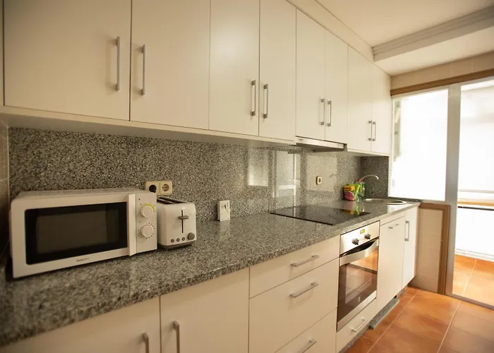 Primera Linea Playa 6 Huesped Con Garaje * Baiona